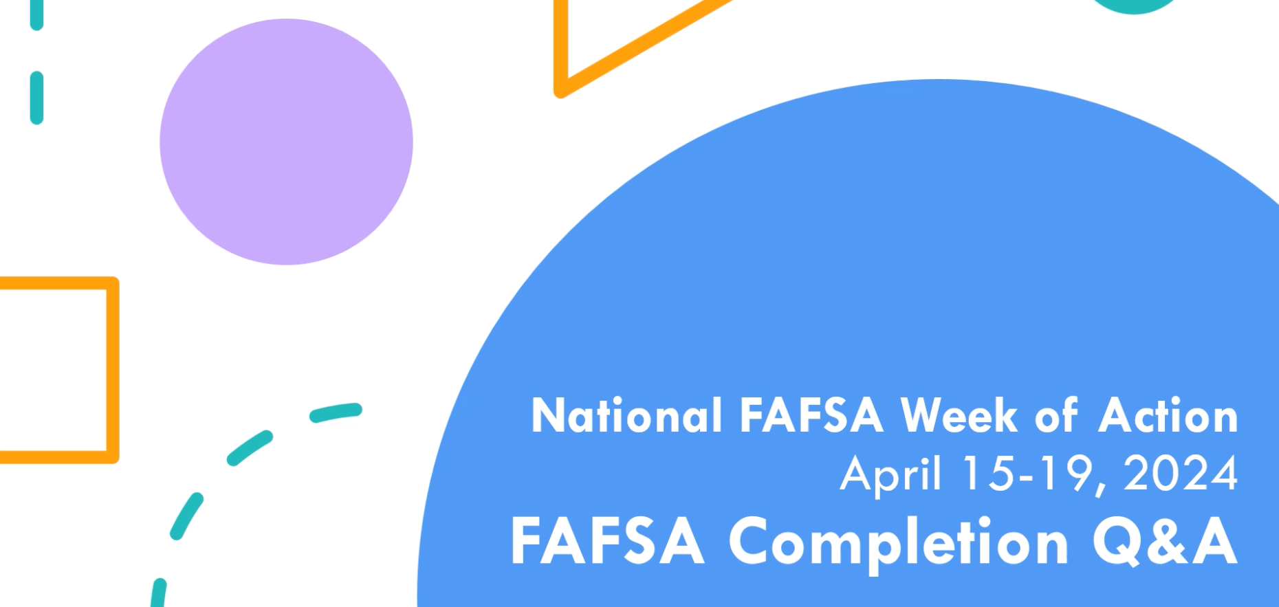FAFSA week of action powerpoint title slide.